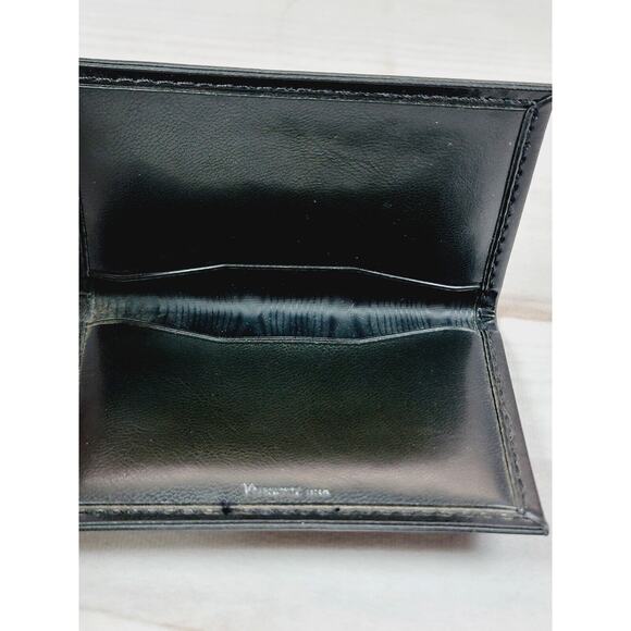 Vintage Utah Peace Officers ASSN Black Leather Bi-Fold Business Card Holder - Picture 3 of 9